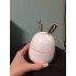 Увлажнитель воздуха c LED подсветкой Humidifier Rabbit 2в1 ароматизатор и аромадиффузор 300 мл Розовый (Зайчик-300-S1)