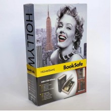 Сейф-книга с замком UKC кэшбокс с обложкой книги про  Голливуд и Мэрилин Монро два ключа 24 х 15,5 х 5,5 см (21033-S1)