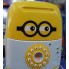 Копилка для банкнот и монет с отпечатком пальца Number Bank детский сейф Миньон в форме чемодана банкомат с кодовым замком Yellow (202-6-S1)
