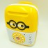 Копилка для банкнот и монет с отпечатком пальца Number Bank детский сейф Миньон в форме чемодана банкомат с кодовым замком Yellow (202-6-S1)
