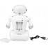 Копилка в форме робота Piggy Bank детский сейф Robot который умеет ездить 3в1 банкомат с кодовым замком и настольной лампой с 16-ю светодиодами 10 мелодий White (19036-S1)
