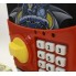 Копилка для банкнот и монет Number Bank детский сейф Супергерои в форме чемодана на колёсах банкомат с электронным кодовым замком (1808Z-S1)