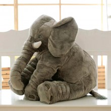 Мягкая игрушка Слон Baby Sweet с функцией подушки 40 см Серая (FL-Elephant-40-S1)