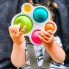 Сенсорная игрушка Simple Dimple, поп ит, антистреcс, симпл димпл Pop it Multicolored (Bubble-SD-1-S1)