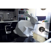 3D-аппликация оригами Кролик Papercraft бумага LUX качества и клей (045-S1)