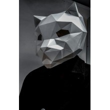3D-аппликация оригами Маска Papercraft бумага LUX качества и клей (399-S1)