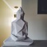 3D Фигура Будда Интерьерная Аппликация Papercraft бумага LUX качества и клей (433-S1)