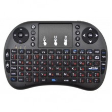Мини клавиатура Wireless i8 беспроводная для Smart TV с тачпадом Чёрная (MWK08)