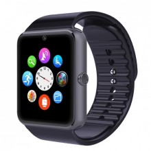Смарт часы Smart Watch с цветным 1.54" сенсорным экраном  Чёрные (GT-08)