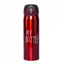 Термос термобутылка My Bottle из нержавеющей стали 500 мл 24 см Красный