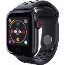 Смарт-часы Smart Watch умные наручные водонепроницаемые с функцией измерения давления и пульса Черные (Z7-А)