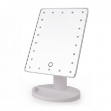 Настольное зеркало Magic для макияжа с LED подсветкой 16 светодиодов 22см Белое (2454219S)