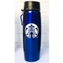Термокружка Starbucks  с крышкой-поилкой 500мл Синяя (YSB-Q06-А)