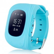 Смарт-часы Smart Watch с функцией отслеживания и кнопкой SOS Blue (Q50-А)