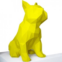 3D-аппликация Papercraft оригами французский бульдог Yellow (051)