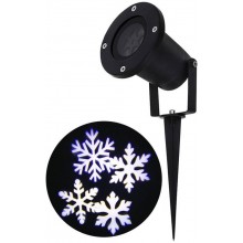 Лазерный проектор Star Shower для улицы новогодний 10 см Разноцветный (608-ZP3-S)