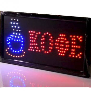 LED вывеска Contour светодиодная табло с надписью кофе 48х25 см Разноцветная (LC-2-A)