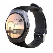 Смарт-часы Smart Watch с круглым сенсорным экраном Чёрные (F13-W)