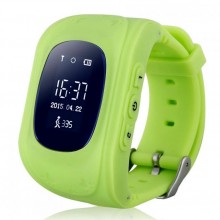 Смарт-часы Smart Watch с функцией отслеживания и кнопкой SOS Green (Q50-А)
