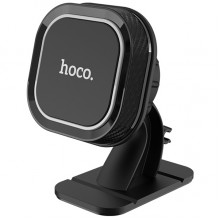 Держатель Hoco для телефона автомобильный магнитный 6,5 х 4,2см Чёрный (CA53-ITS)